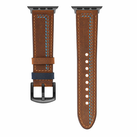 Venice Leather Apple Watch Band (Tan)