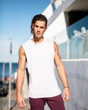BAMBOO DRAPE TANK (WHITE)