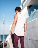 BAMBOO DRAPE TANK (WHITE)