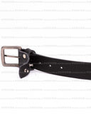 Handmade leather belts, CLASSIC BLACK 35mm | 1.3 inch BELT