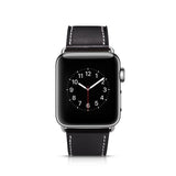 Milan Leather Apple Watch Band (Black)