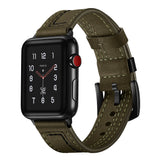 Venice Leather Apple Watch Band (khaki)