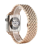 Cobra Stainless Steel Apple Watch Band (Rose Gold)