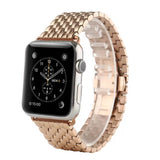 Cobra Stainless Steel Apple Watch Band (Rose Gold)